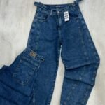 Jeans baggy tiro medio dama