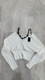 Sweater tejido de manga larga