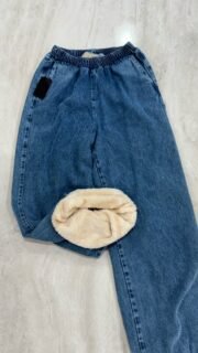 Jeans wide leg termico - Imagen 2