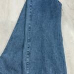 Jeans wide leg termico
