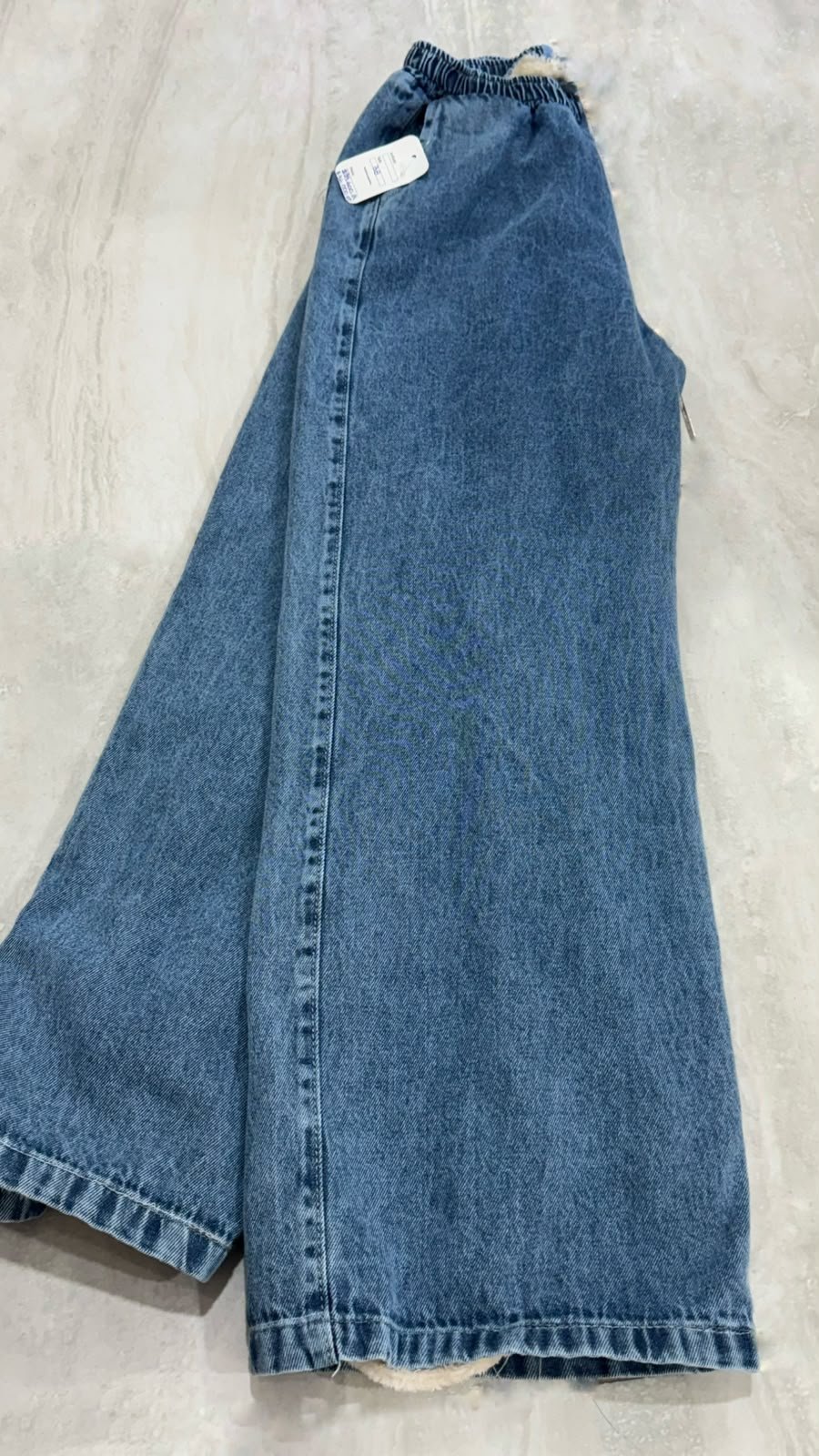 5905663b-28ca-4e40-a1d8-79705f76ff62 Jeans wide leg termico - Imagen 1